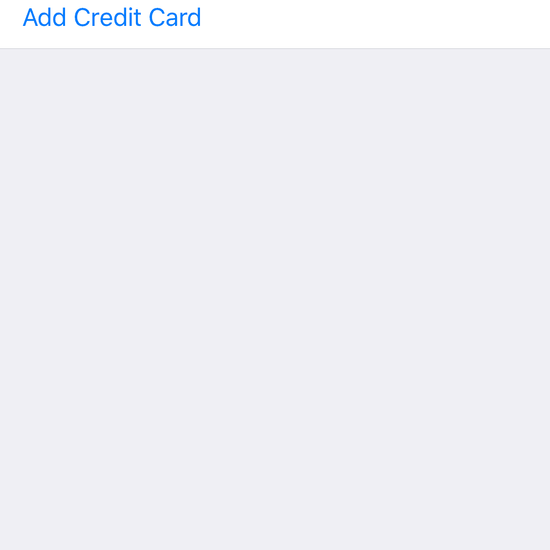 iPhone список сохраненных кредитных карт