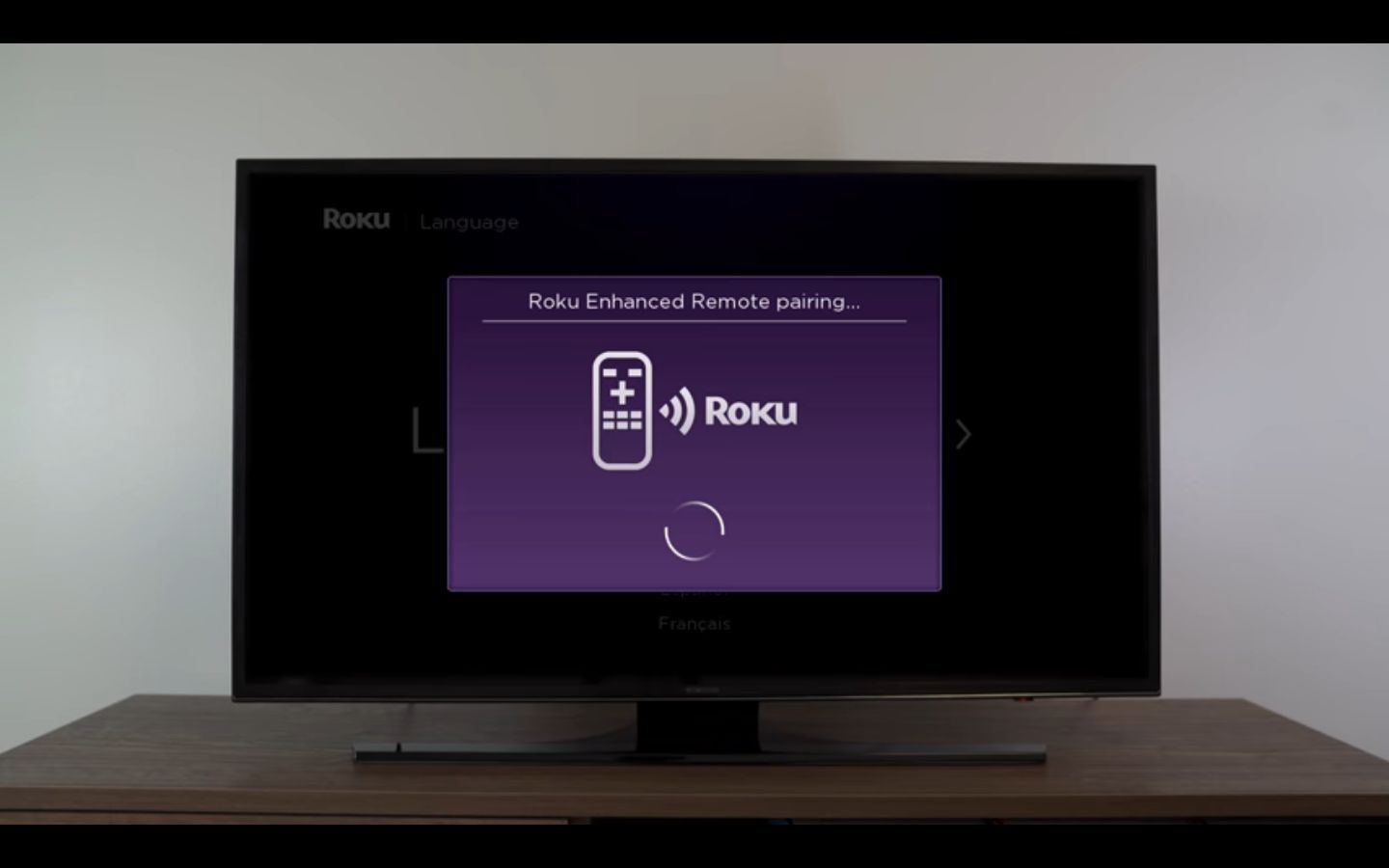 Roku сопряжение экрана на телевизоре