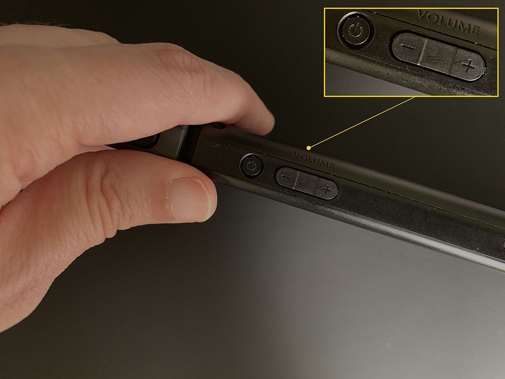 Nintendo Switch's physical power and volume buttons