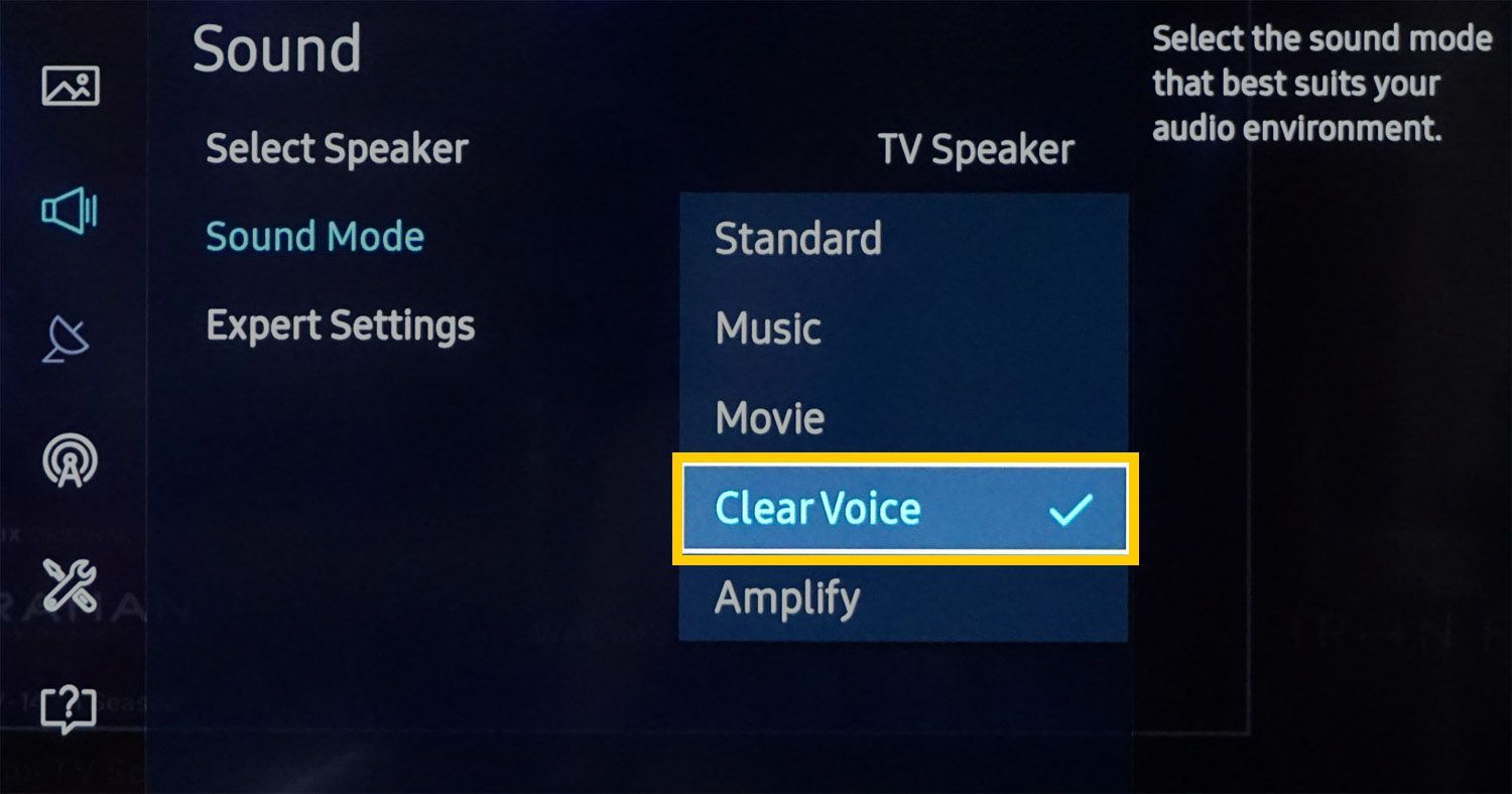 Телевизор Samsung серии KU6300 - чистая настройка голоса
