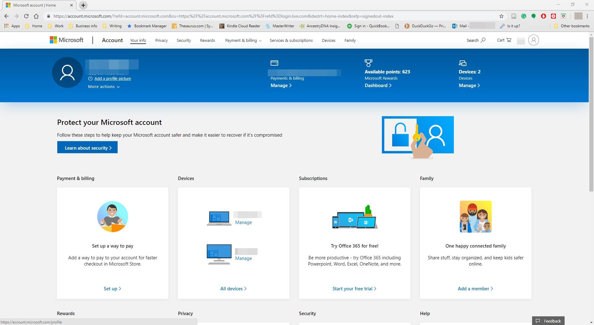 Просмотр скриншота веб-сайта панели инструментов Microsoft