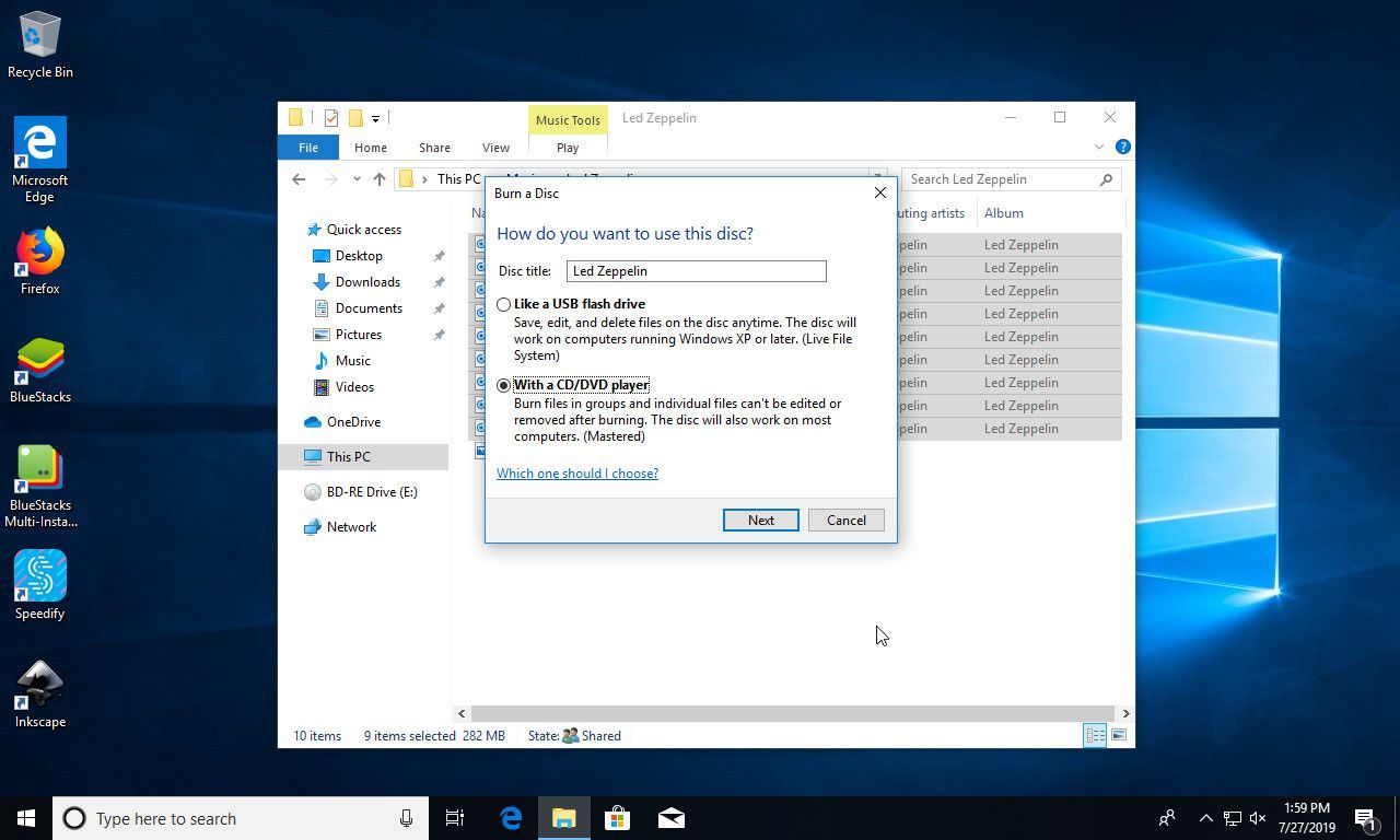 Windows 10 настроить аудио-диск