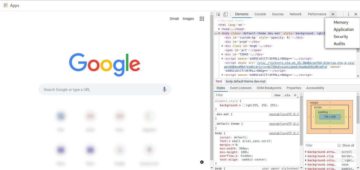 Инструменты разработчика Google Chrome больше возможностей