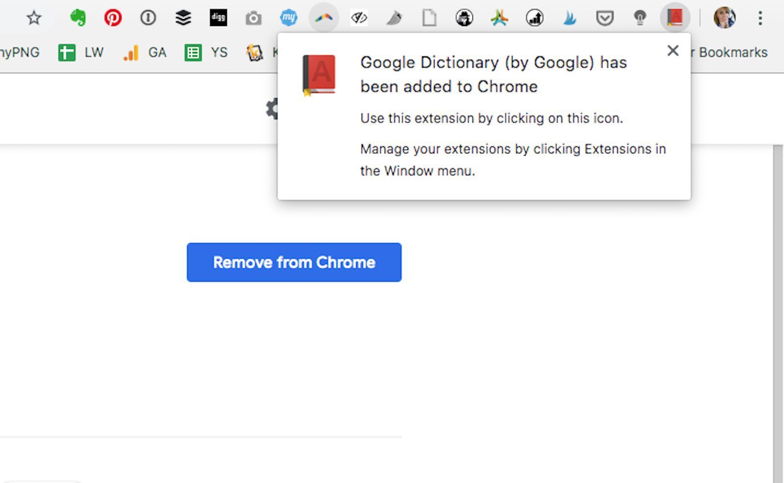 Скриншот веб-браузера Chrome.