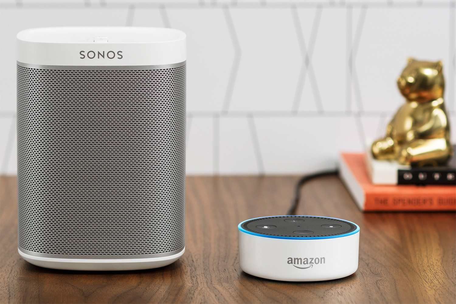 Sonos Play: 1 с Amazon Echo Dot - белый
