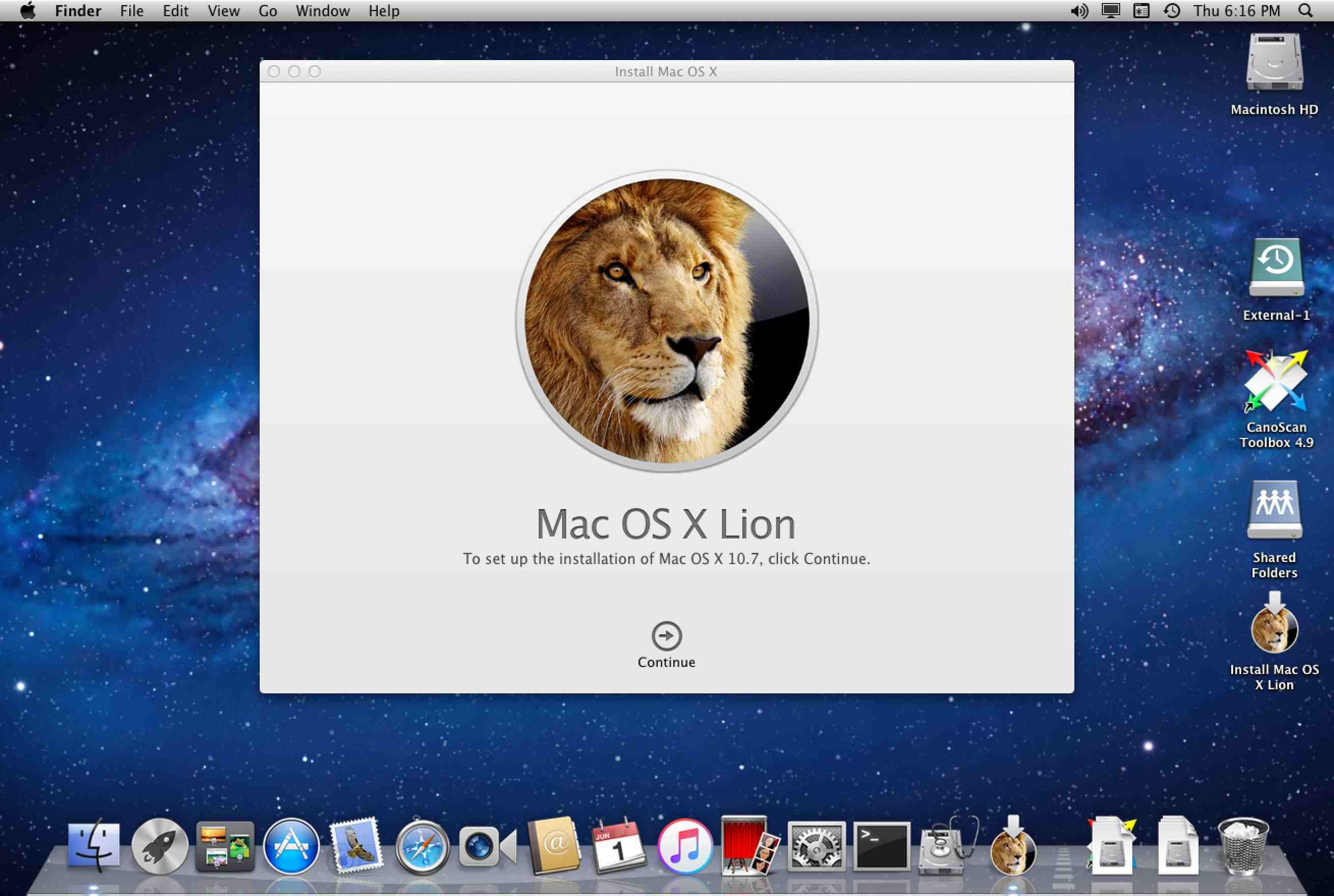 OS X Lion Installer