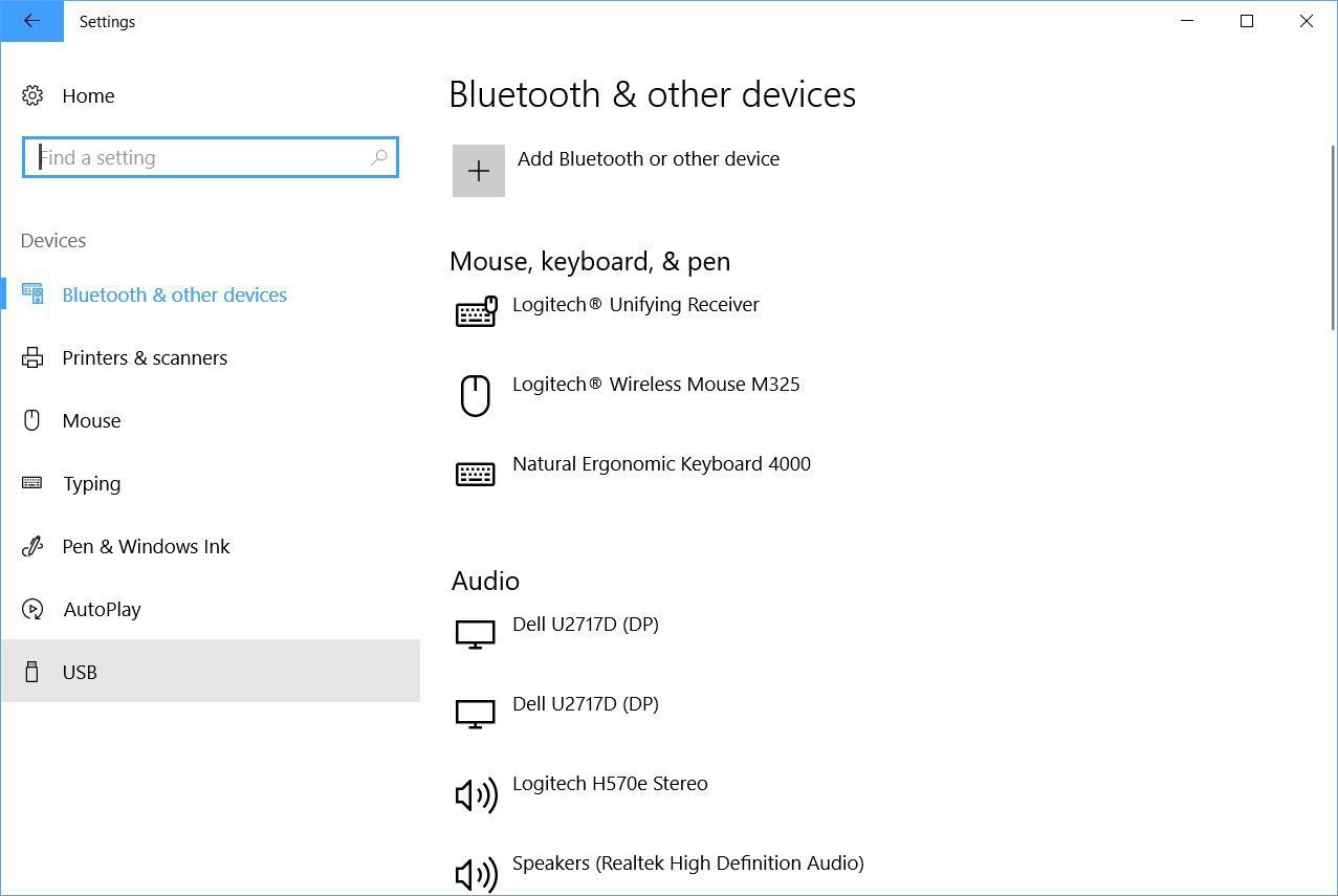 Настройки Windows показывают отсутствие Bluetooth