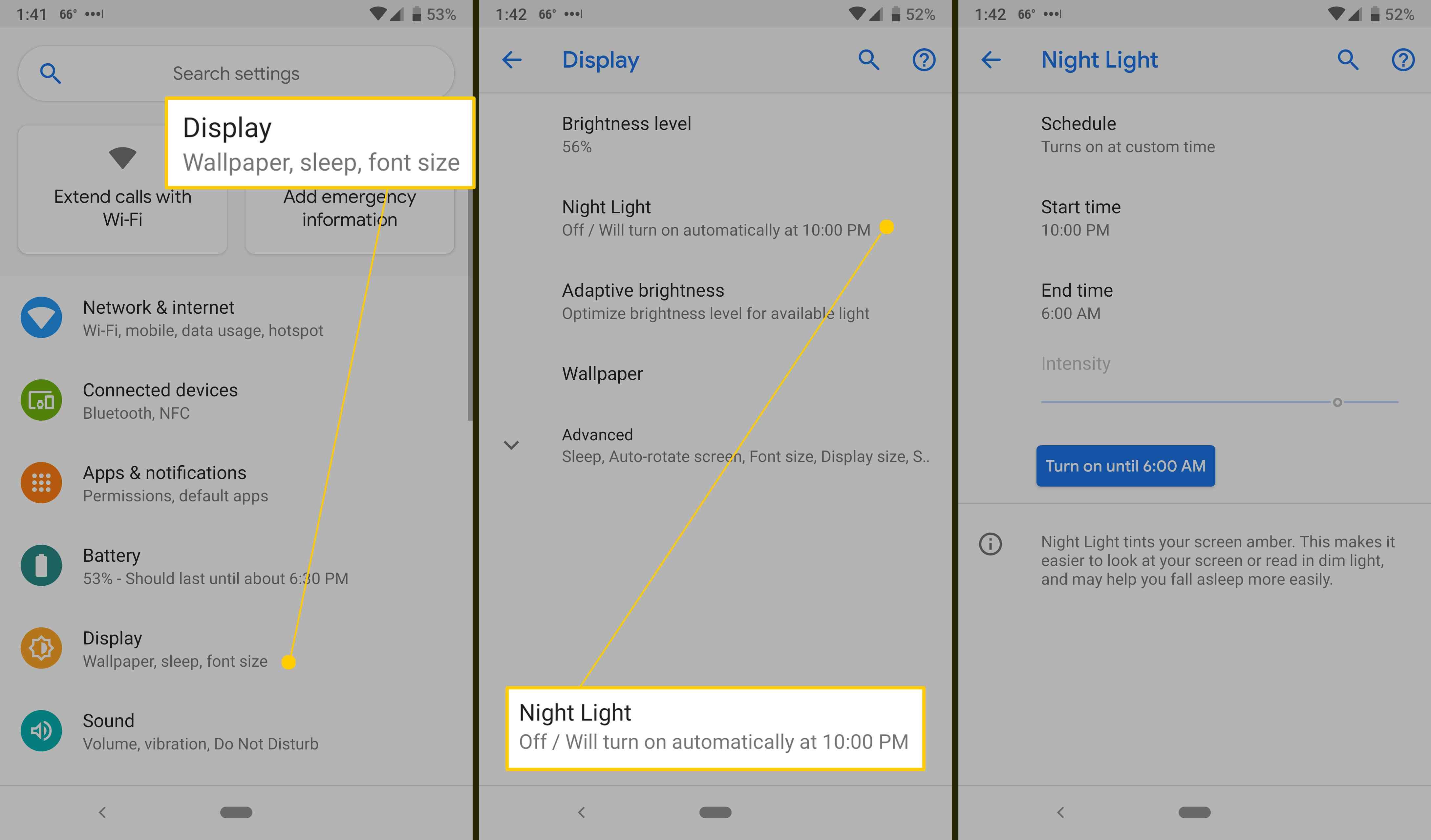 Android's Night Light Setting
