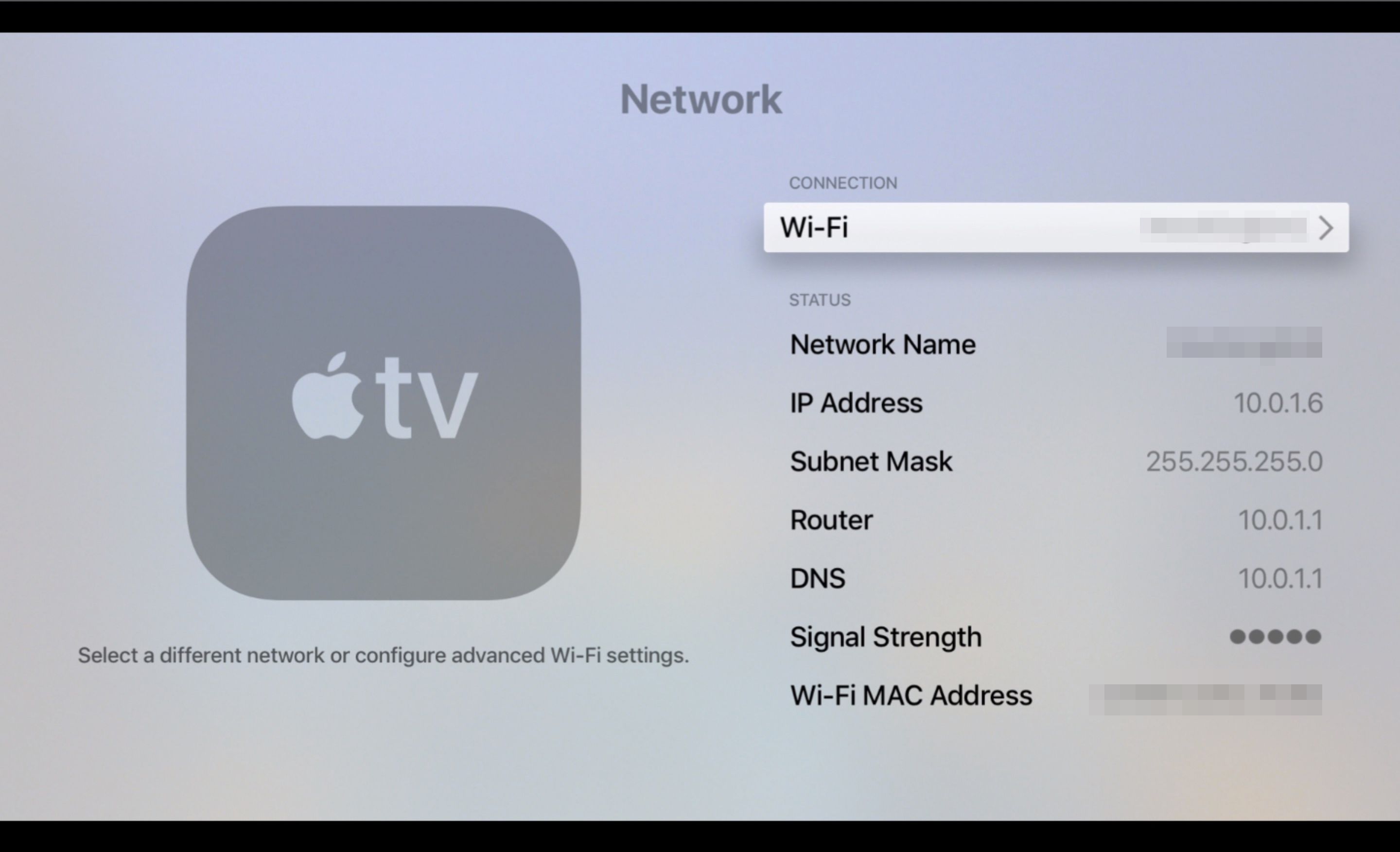 Сетевой экран на Apple TV