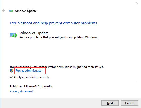 0x800705b4 Error in Windows Update in Windows 10 