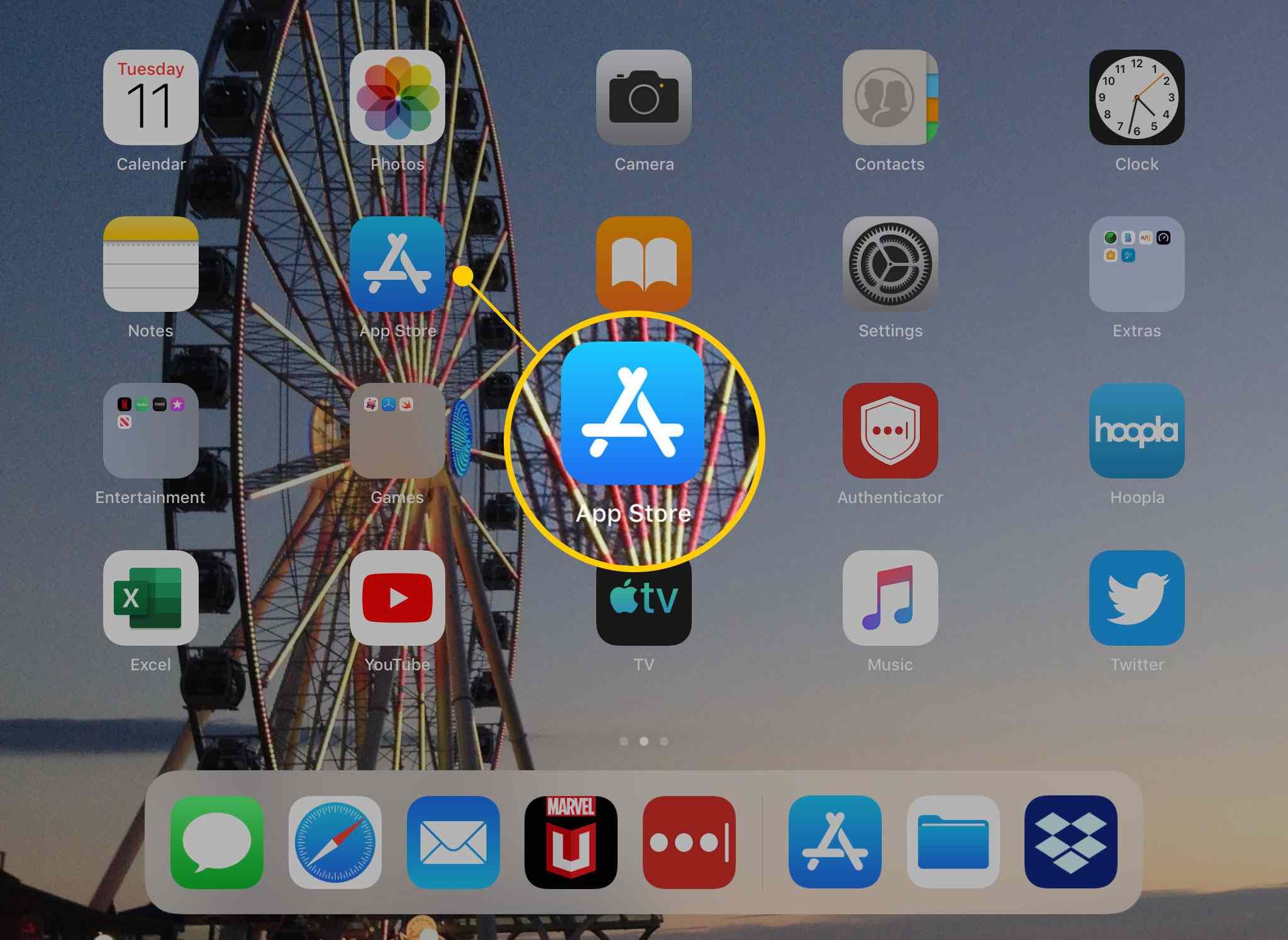 Приложение App Store на iPad