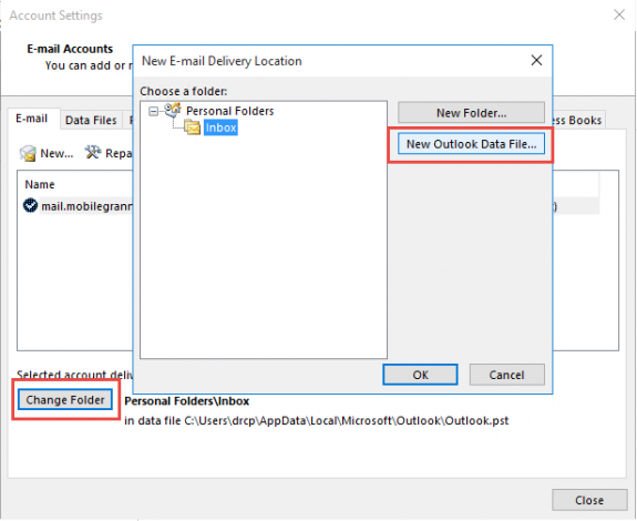 Outlook Data File Cannot be Accessed Error – How To Fix ? 