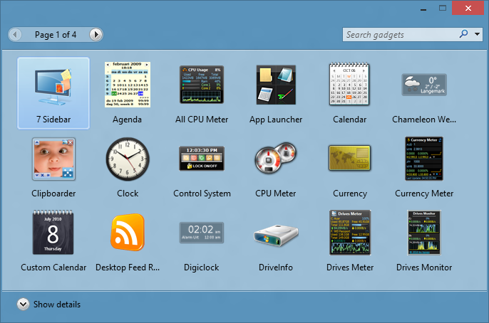 Desktop Gadgets For Windows 10 