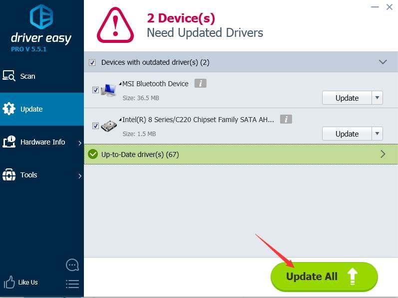 Update MSI Motherboard Drivers on Windows 10, 7, 8 & 8.1 