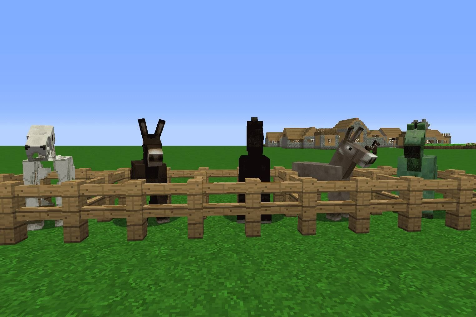 Скриншот Minecraft Horses, ослов и мулов