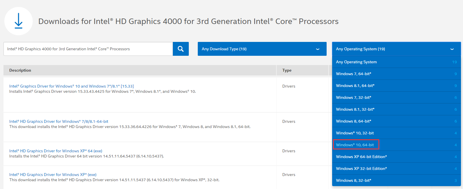 Intel HD Graphics 4000 Driver Download 