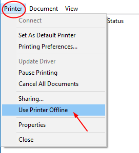 Fix Canon Printer Offline Status 