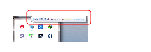 Fix Intel RST Service Not Running on Windows 10 
