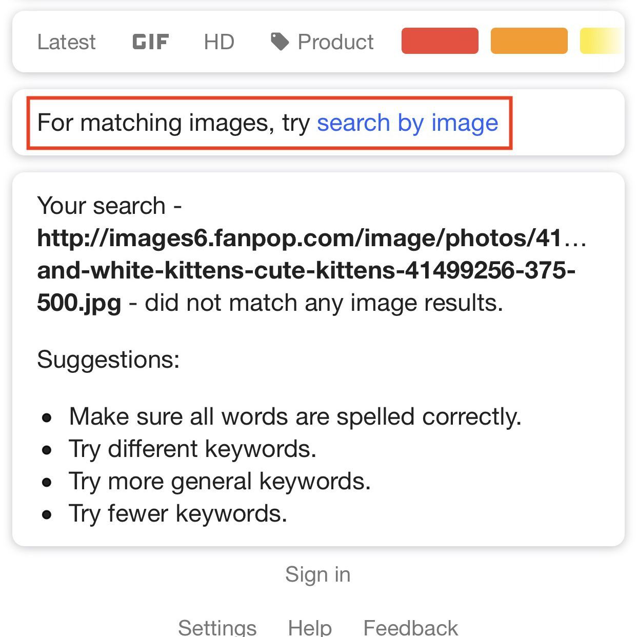 Снимок экрана с результатами поиска картинок Google на мобильном устройстве с возможностью поиска по картинке.