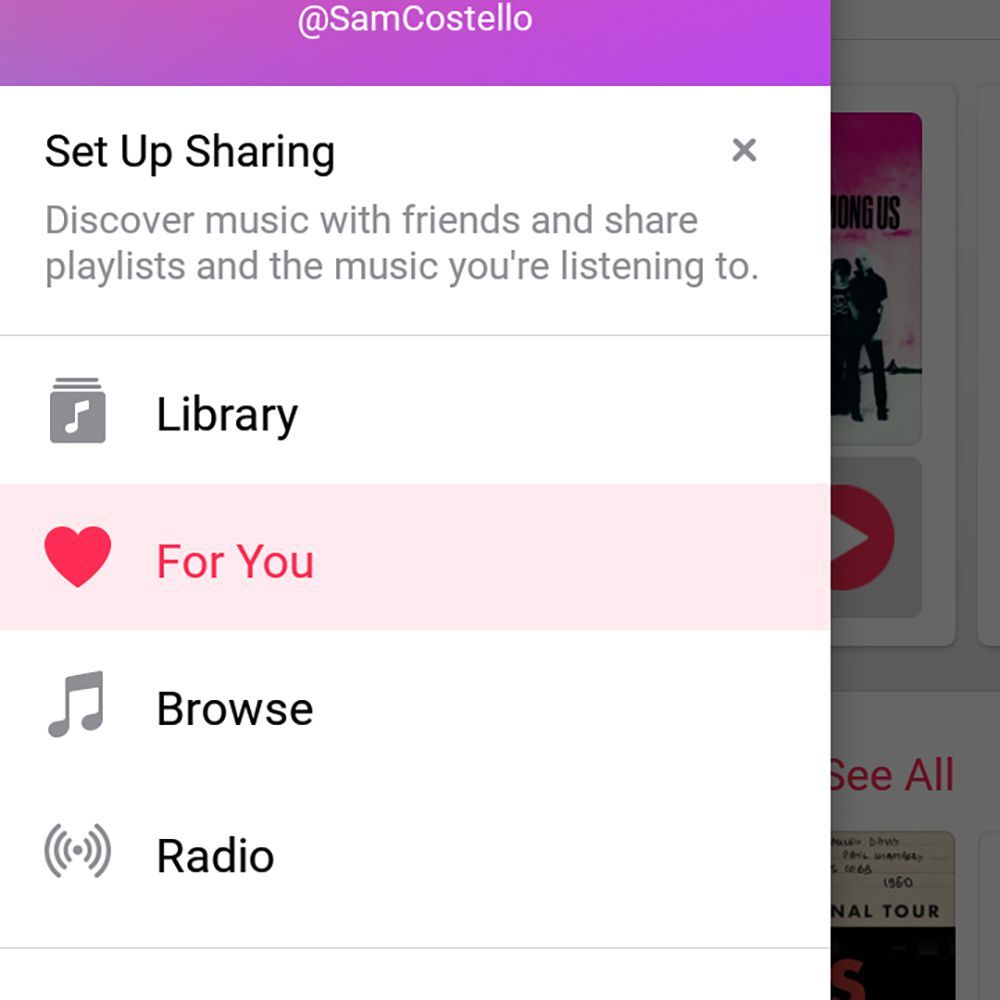 Семейная подписка на Apple Music в Android