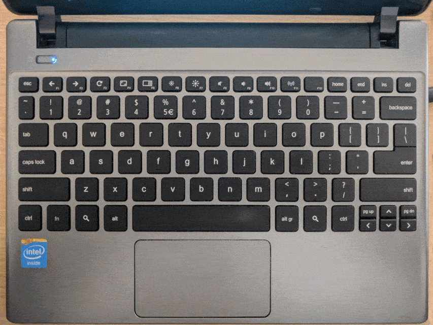 клавиши, которые нужно нажать на Chromebook, чтобы сбросить уровень масштабирования одного окна