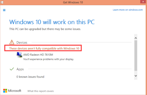 How To Fix Display Not Compatible with Windows 10 
