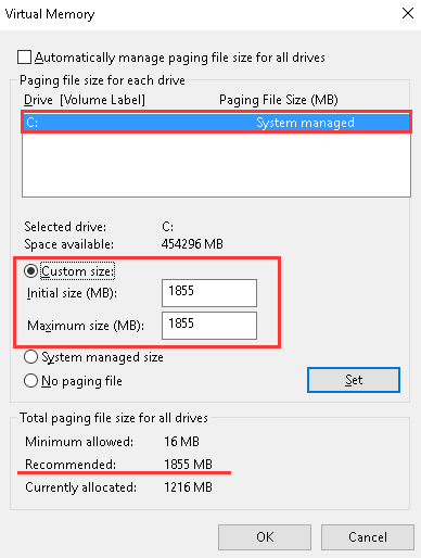 How To Fix pagefile.sys Too Large Problem 