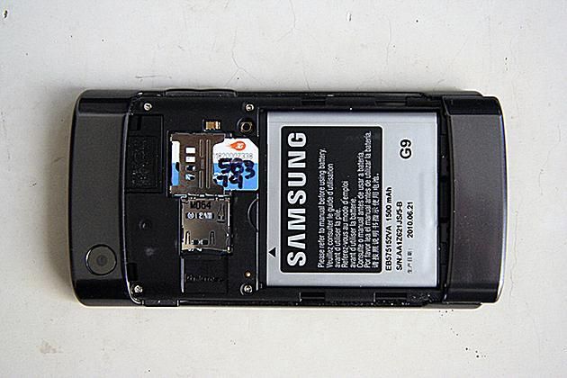 Внутренности Samsung Galaxy S Captivate