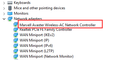 Install Marvell Avastar Wireless-AC Network Controller Driver on Surface 