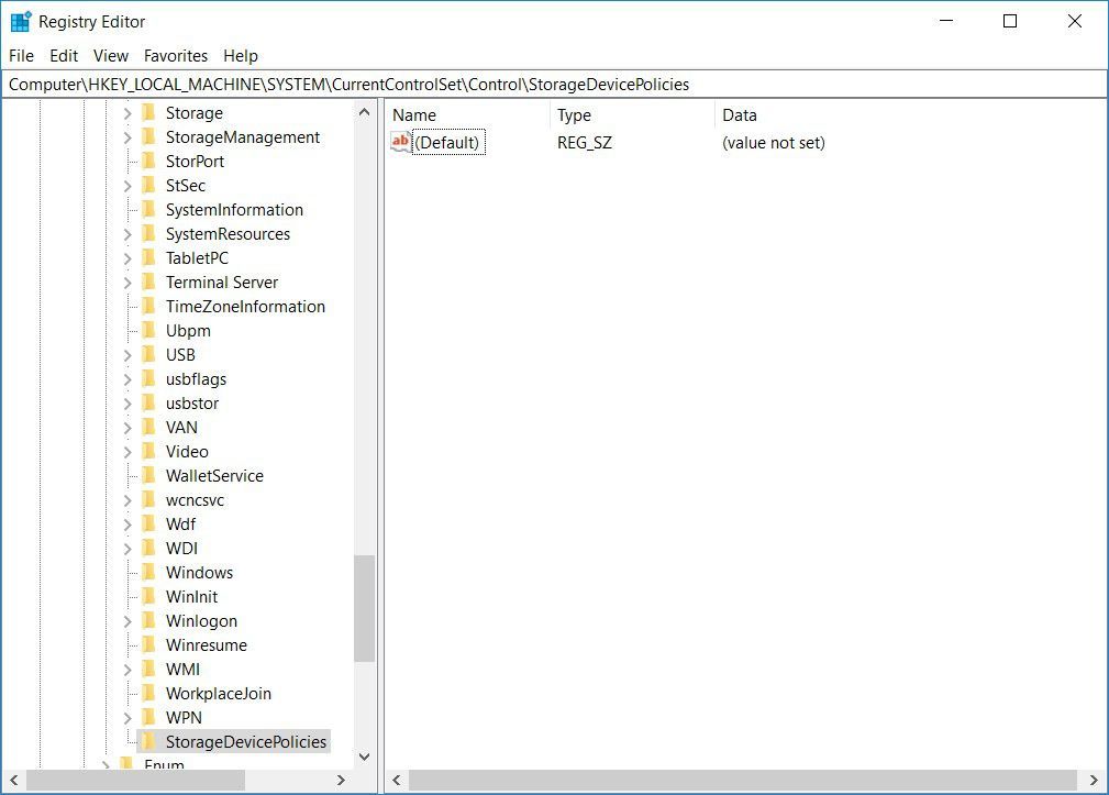 Скриншот, показывающий, как назвать ключ в реестре Windows