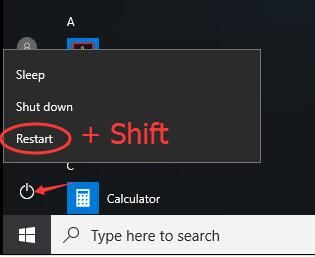 Fix “There was a problem resetting your PC” Error on Windows 10 