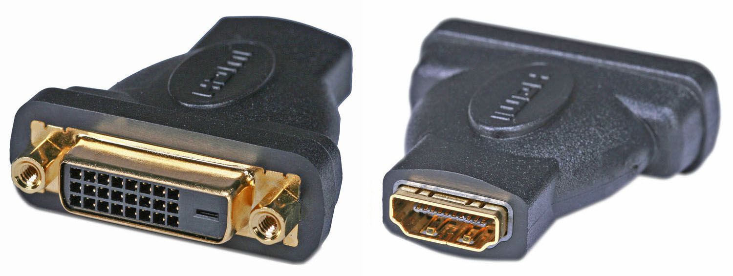 Пример адаптера DVI-HDMI