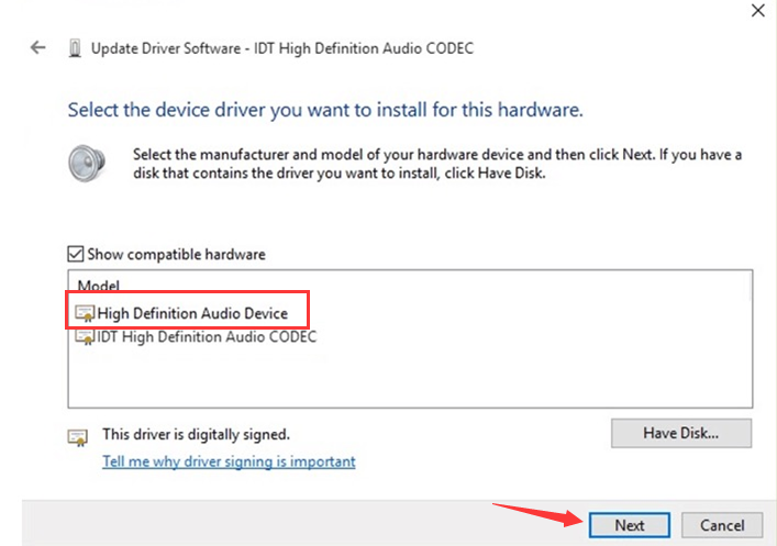 How To Fix IDT High Definition Audio CODEC Driver Problem 