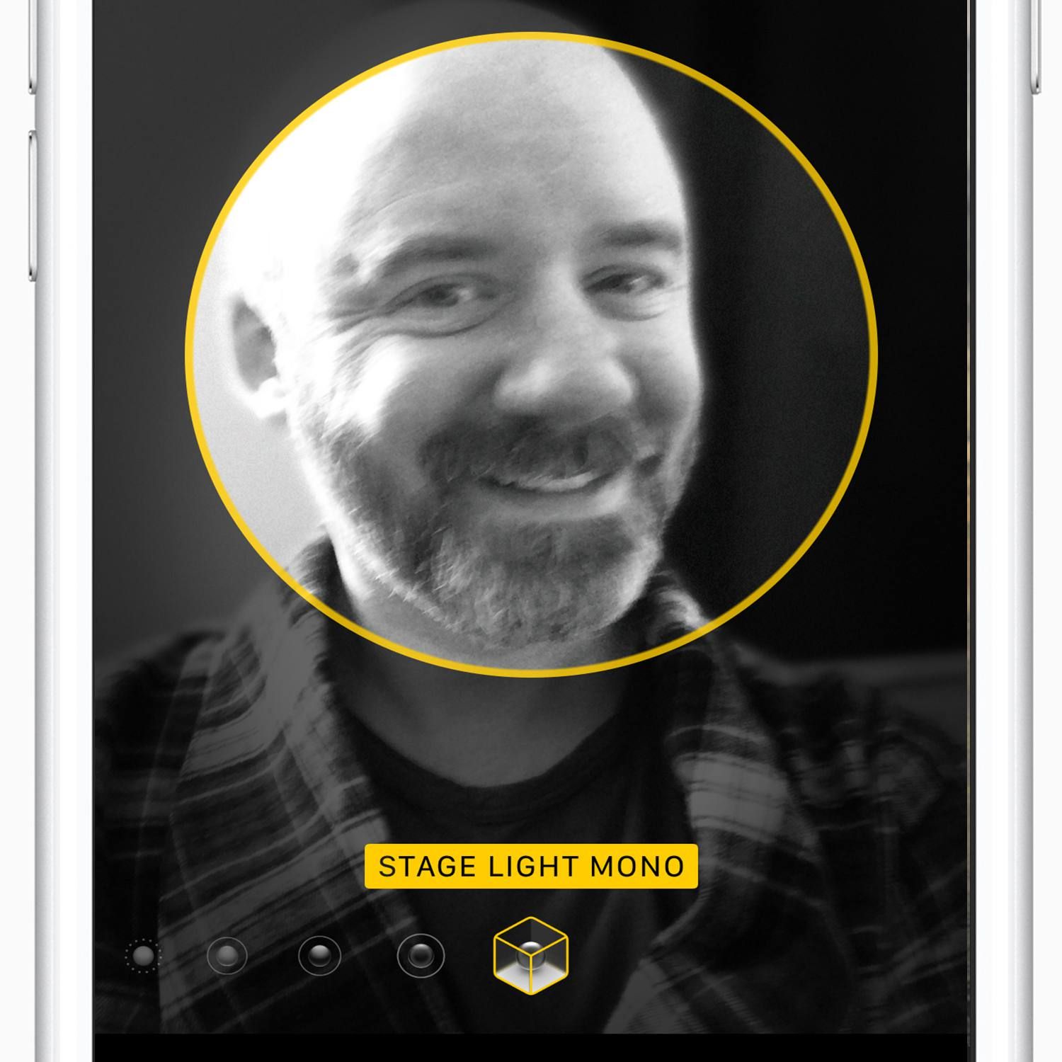 Селфи портретной подсветки на iPhone