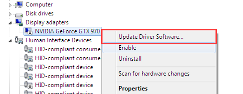 Nvidia GTX 970 Drivers Update for Windows 10 