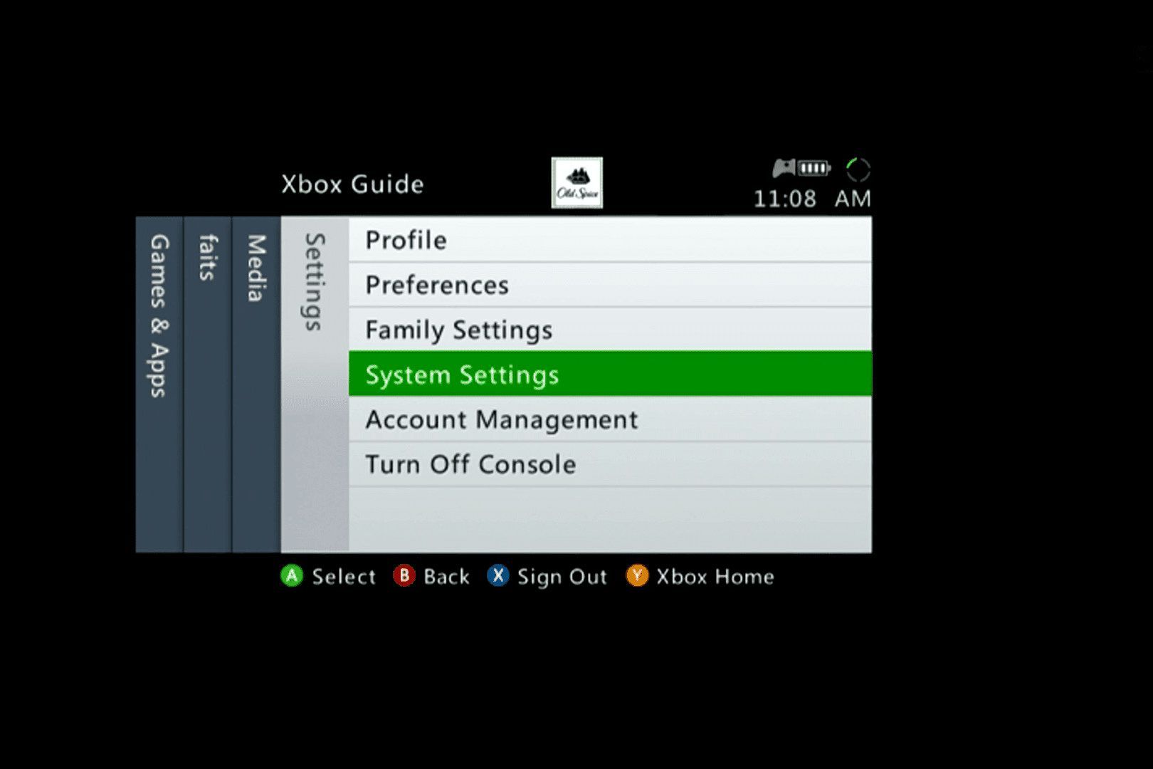 Скриншот руководства Xbox