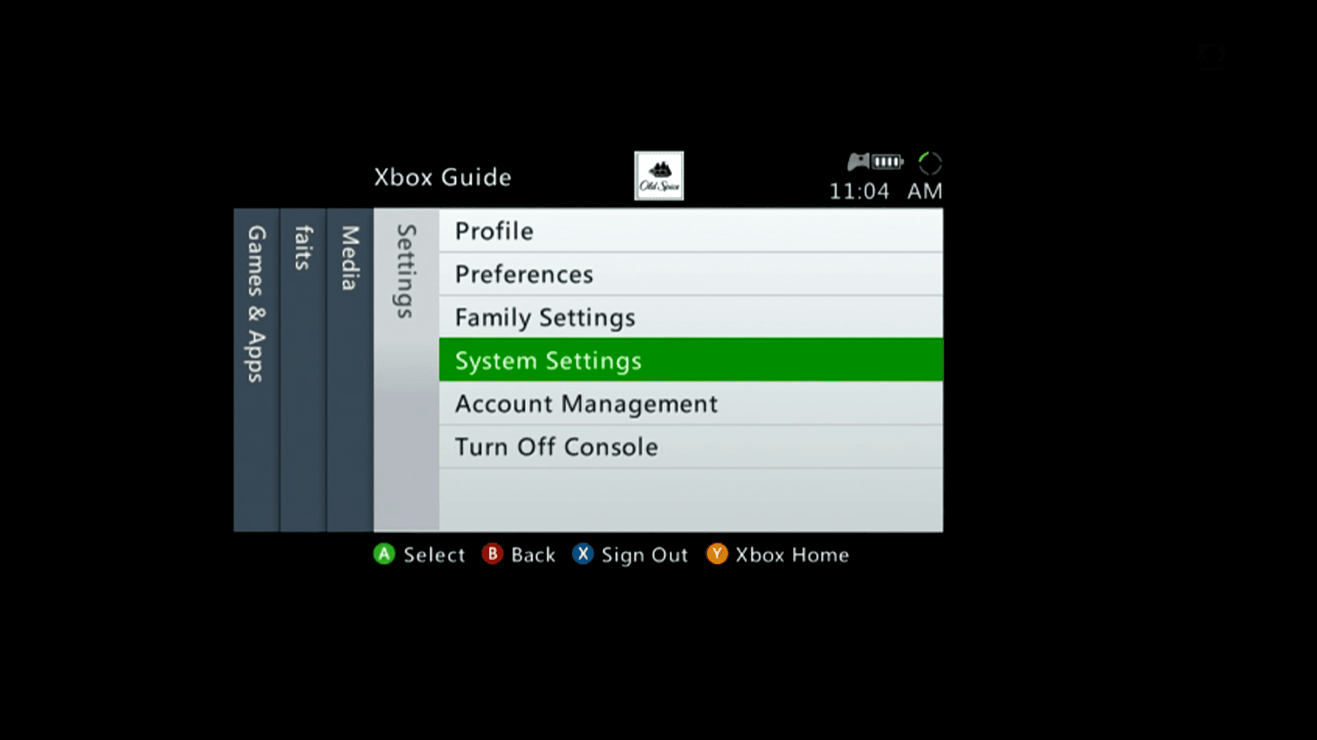 Скриншот Xbox Guide