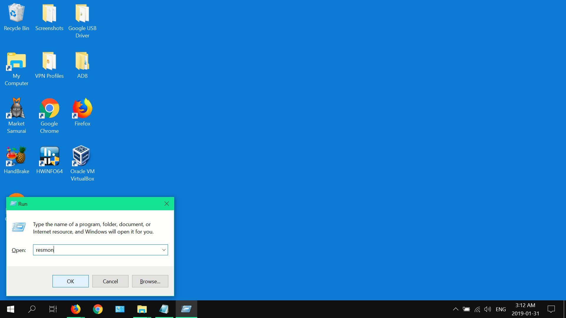 Скриншот функции запуска в Windows 10.