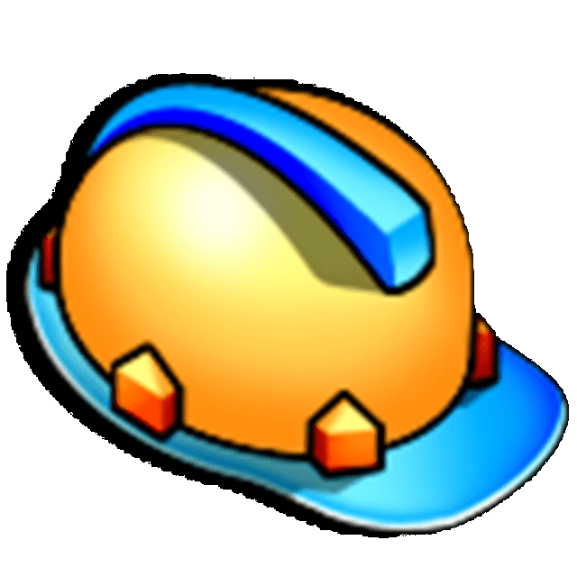 Изображение шлема, обозначающего строителей Roblox' Club.