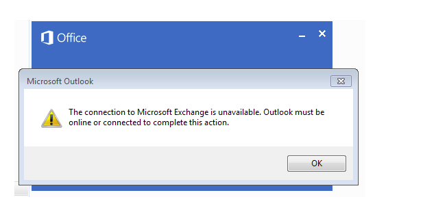 Solved：“The connection to Microsoft Exchange is unavailable” Outlook Error 