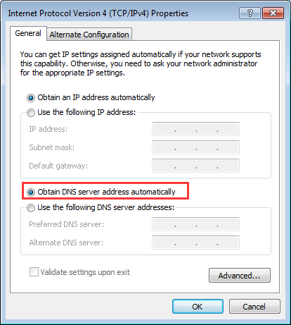 Server DNS Address Could Not Be Found 