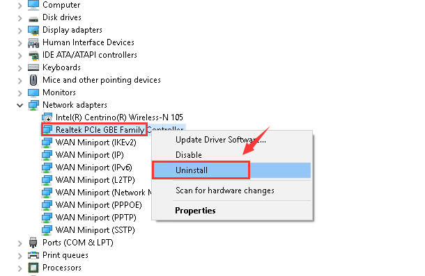 Realtek Ethernet Controller Driver Not Working After Windows 10 Upgrade 