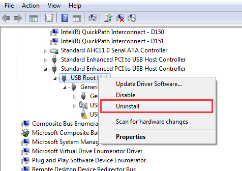 Fix Universal Serial Bus (USB) Controller Driver Problem 