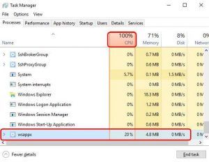 How To Fix High Disk and CPU Usage (wsappx) on Windows 