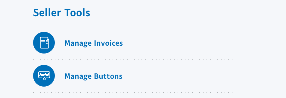 Опция управления кнопками в Paypal отображается.