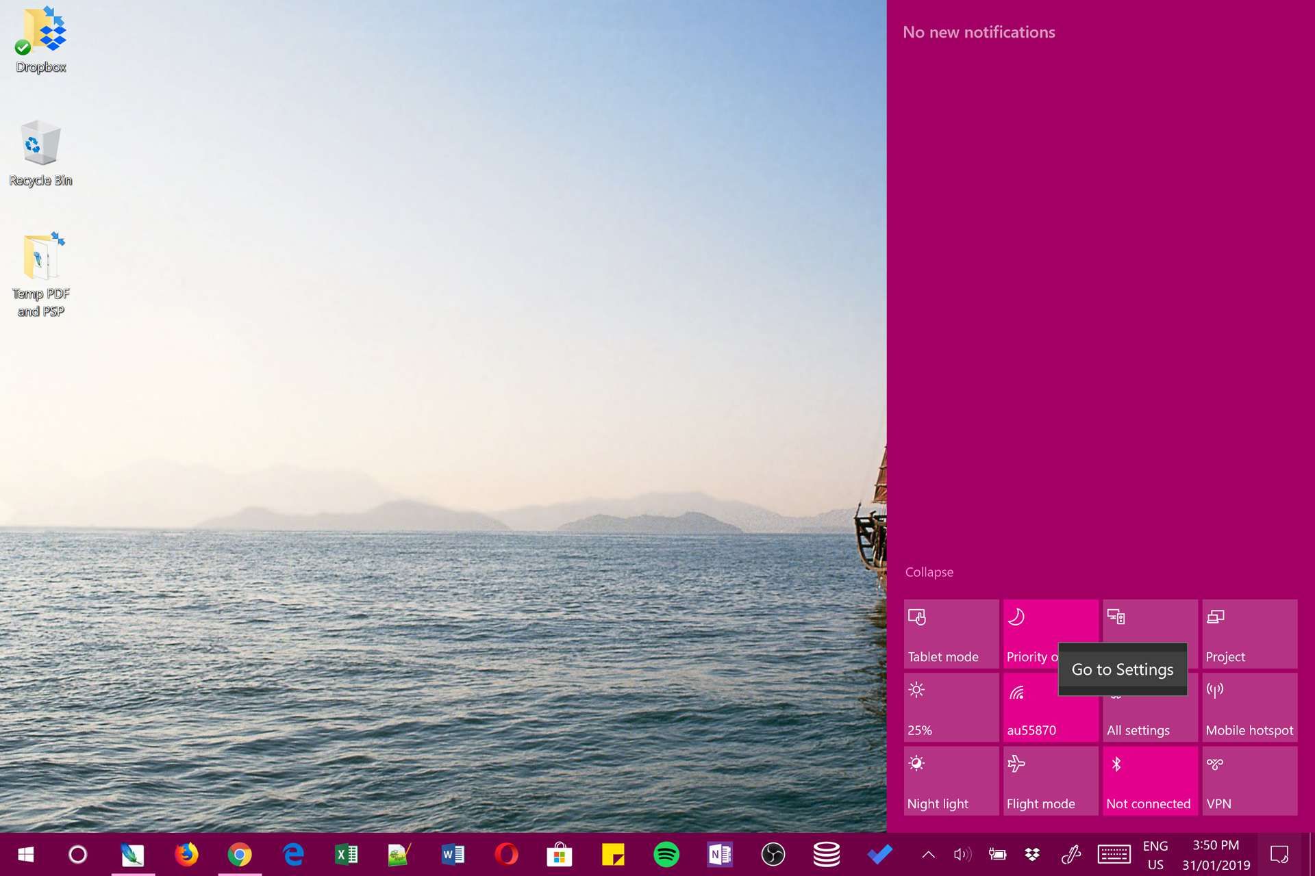 Windows 10 Quiet Hours Настройки Focus Assist.