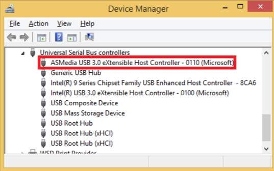 Fix ASMedia USB 3.0 eXtensible Host Controller Driver Problems Easily 