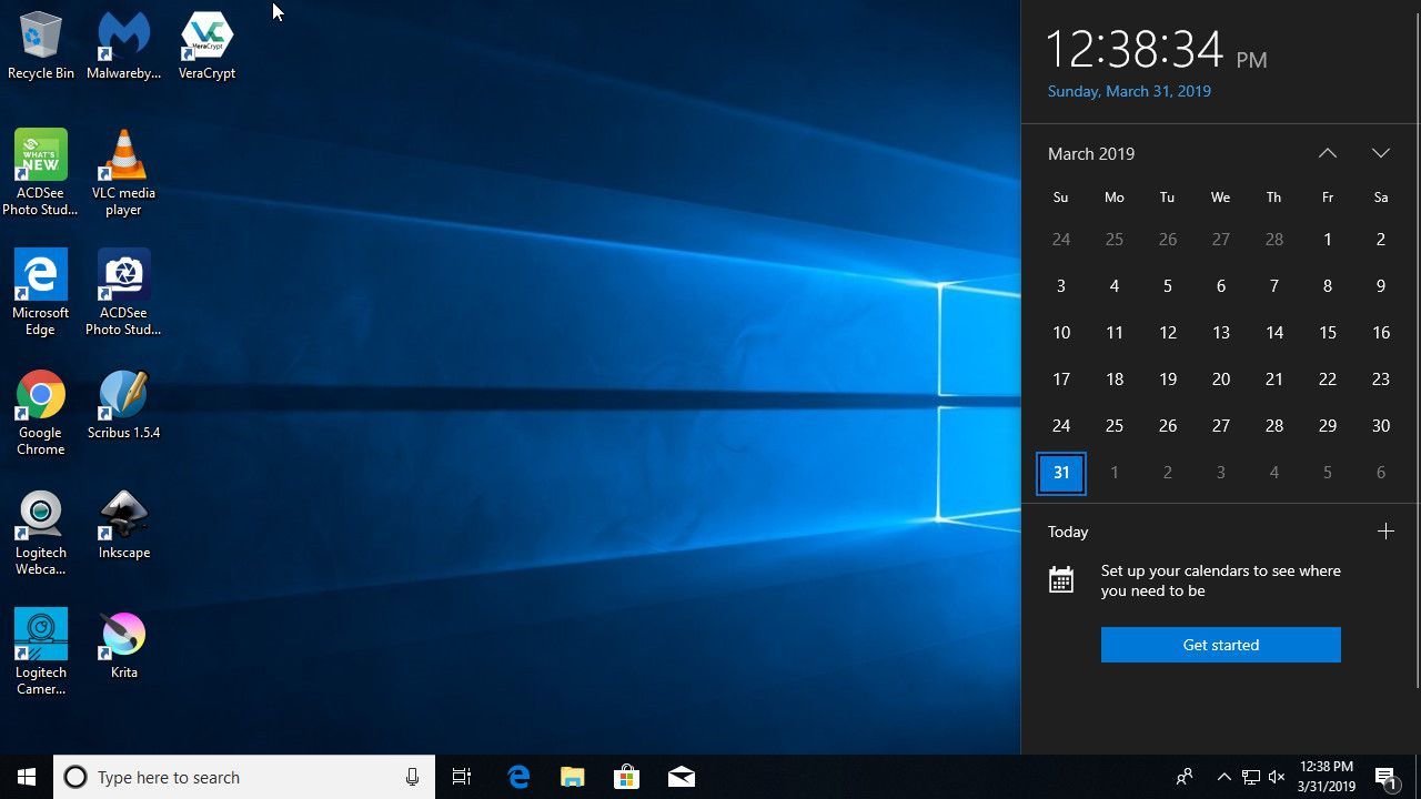 Windows 10 Clock