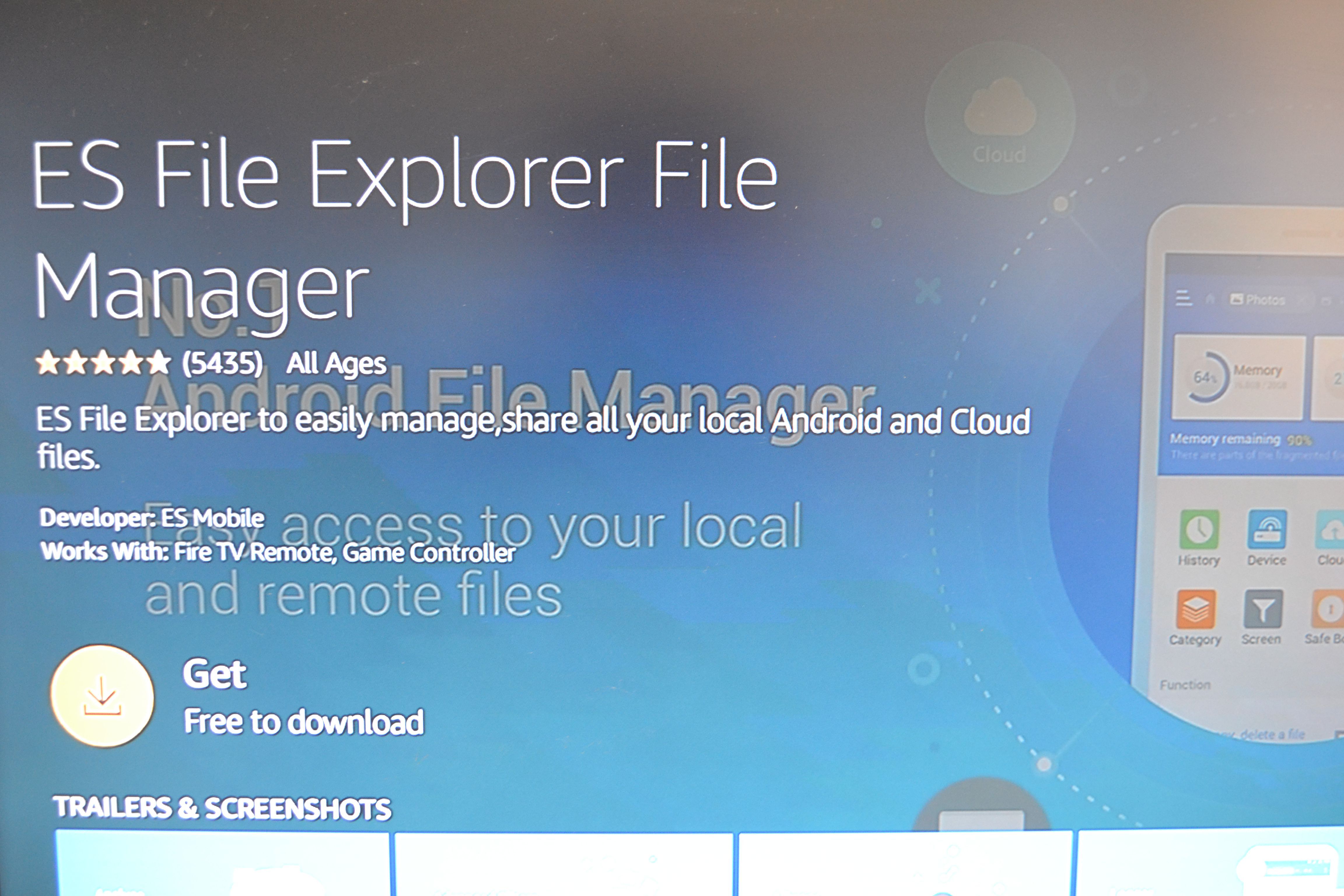 Экран FS File Explorer