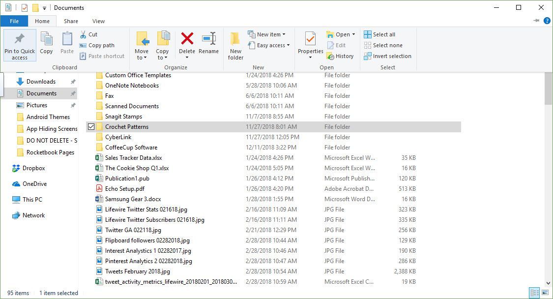 Снимок экрана проводника Windows с выбранной папкой.
